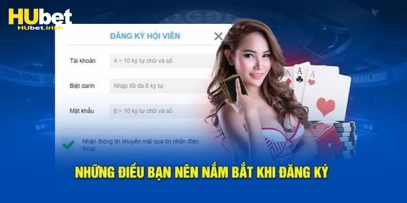 Điều kiện mà hội viên cần tuân thủ khi đăng ký HUBET